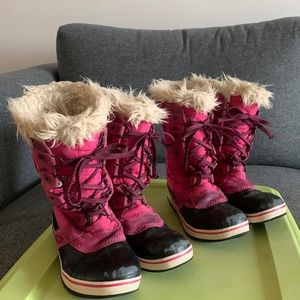 Sorel kids waterproof snow boots youth US 2